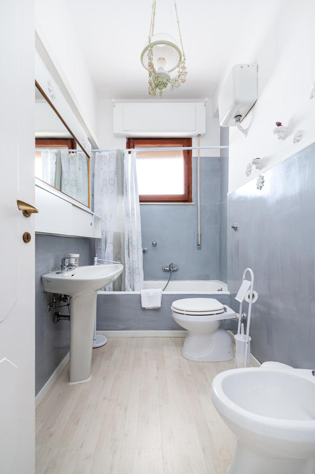Ferienwohnung Ostia Attico Fronte Mare Exterior foto